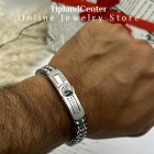 دستبند مردانه ورساچه استیل
