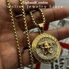 گردنبند ورساچه نگینی مشابه طلا