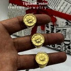 انگشتر مردانه طرح خورشید مشابه طلا
