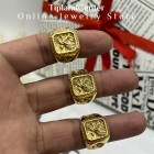 انگشتر عقاب در حال شکار طرح طلا