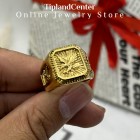 انگشتر عقاب در حال شکار طرح طلا