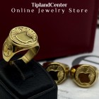 انگشتر طرح لوگو اپل مشابه طلا