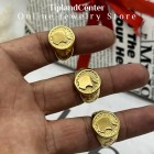 انگشتر طرح لوگو اپل مشابه طلا