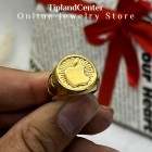 انگشتر طرح لوگو اپل مشابه طلا