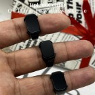 انگشتر مونت بلان تمام مشکی با صفحه مستطیل شکل و نگین اونیکس مشکی اصل