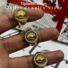 انگشتر شیر طرح طلا