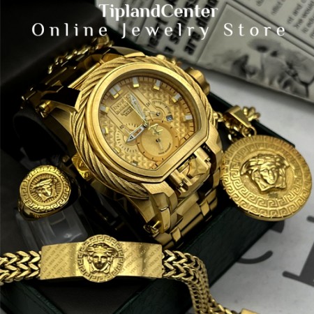 ست تمام طلایی اینویکتا زئوس بوکسل دار