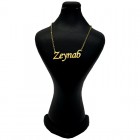 گردنبند اسم زینب با فونت لاتین