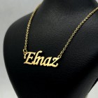 گردنبند اسم الناز با فونت انگلیسی