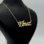 گردنبند اسم الناز با فونت انگلیسی