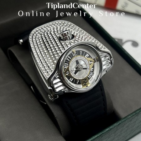 ساعت هاسکی بند چرمی